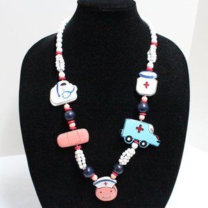 Multi Color Medical Pediatric Nurse Necklace